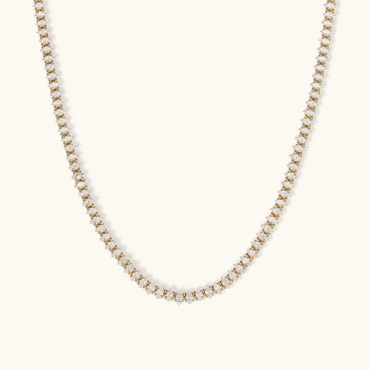 Wisteria diamanten tenniscollier