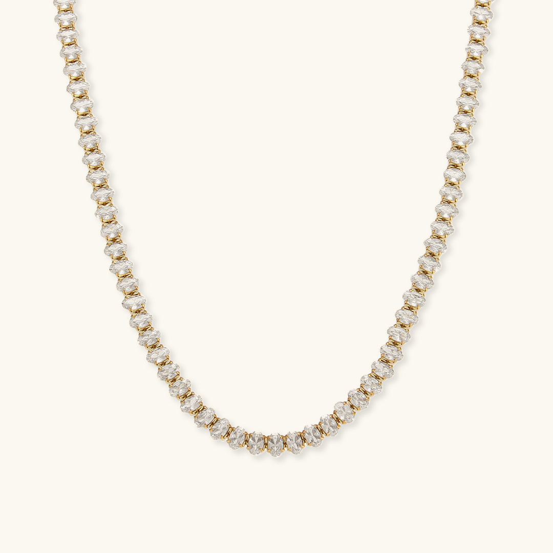 Wisteria diamanten tenniscollier