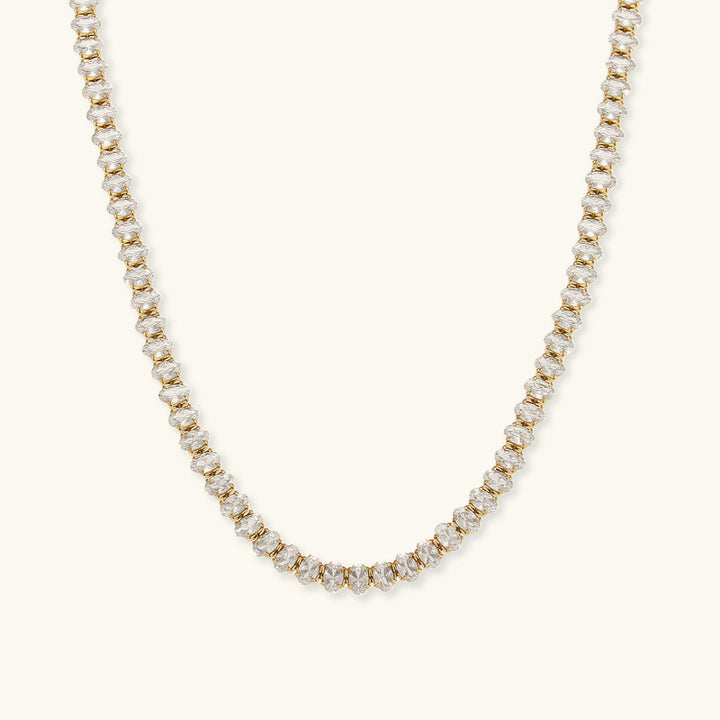 Wisteria diamanten tenniscollier