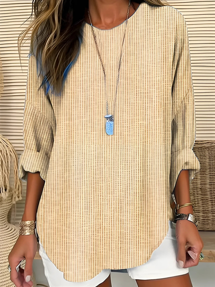 Jannai | Relaxed Gestreepte Tuniek Top