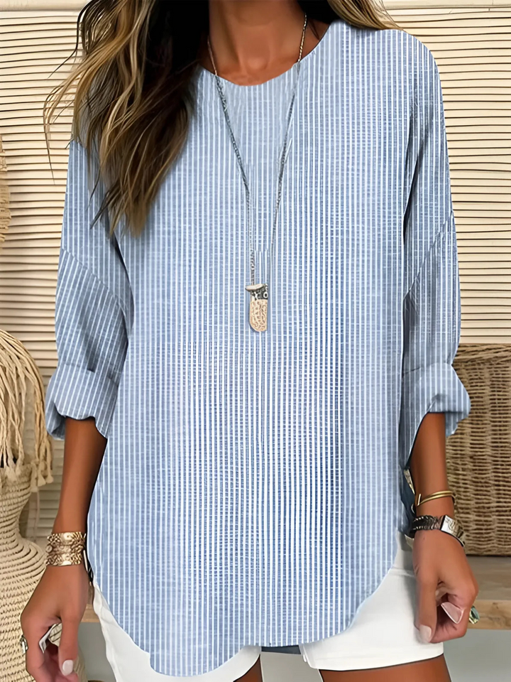 Jannai | Relaxed Gestreepte Tuniek Top