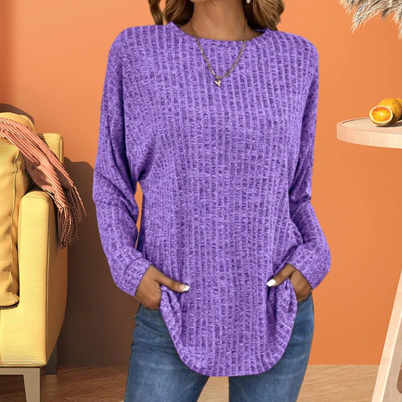 Casual top met lange mouwen