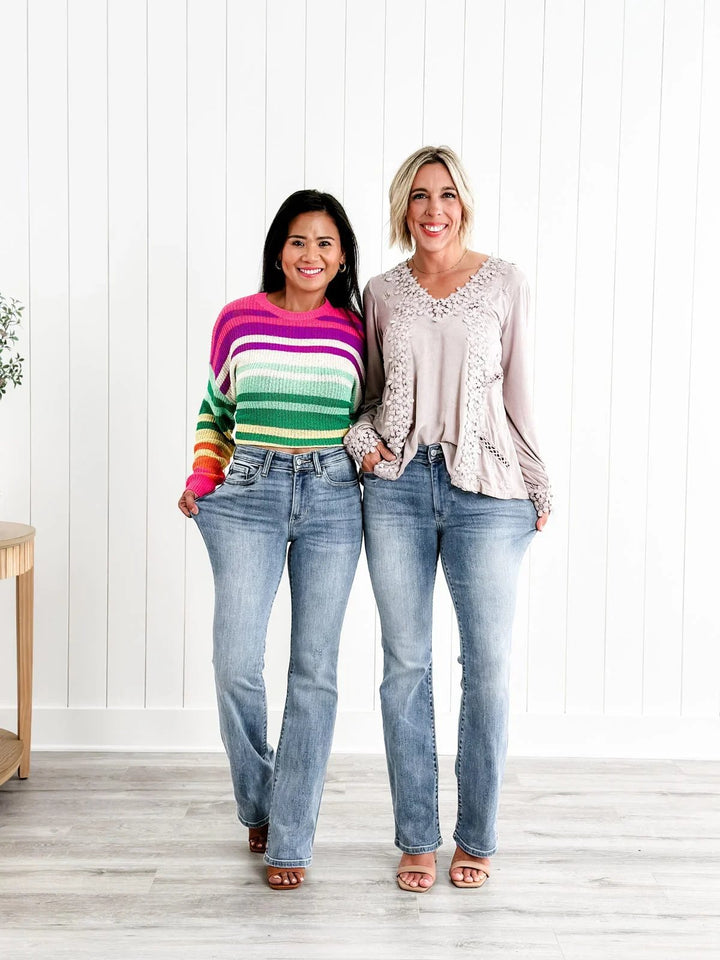 bootcut jeans met buikcontrole👖