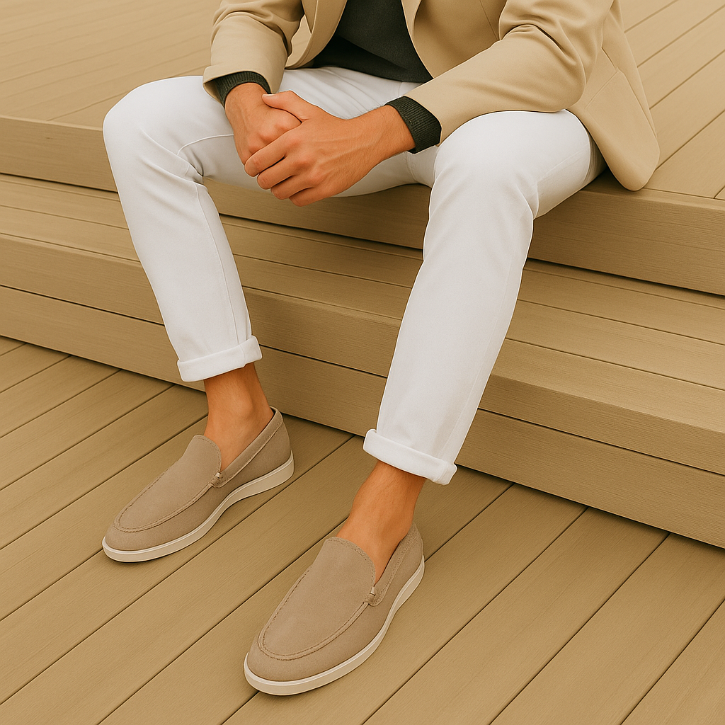Massimo | Elegante suède schoenen