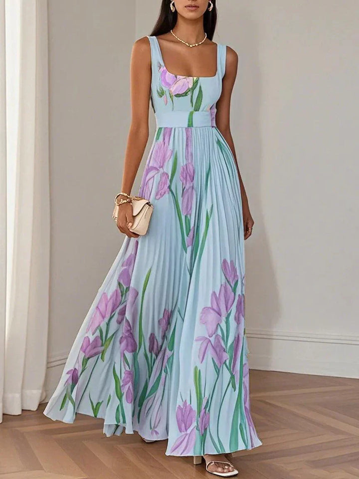 Nina | Elegante maxi-jurk met bloemenprint
