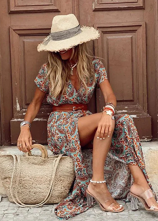 Zara | Boho Maxi Jurk