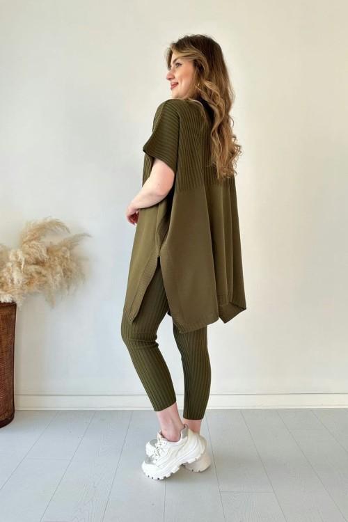 Chantal | Gebreid Tweedelig Damespak (Top + Broek)