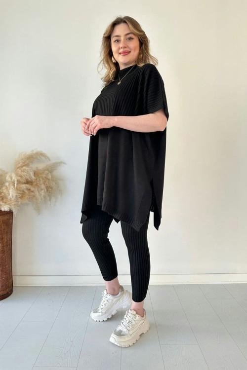 Chantal | Gebreid Tweedelig Damespak (Top + Broek)