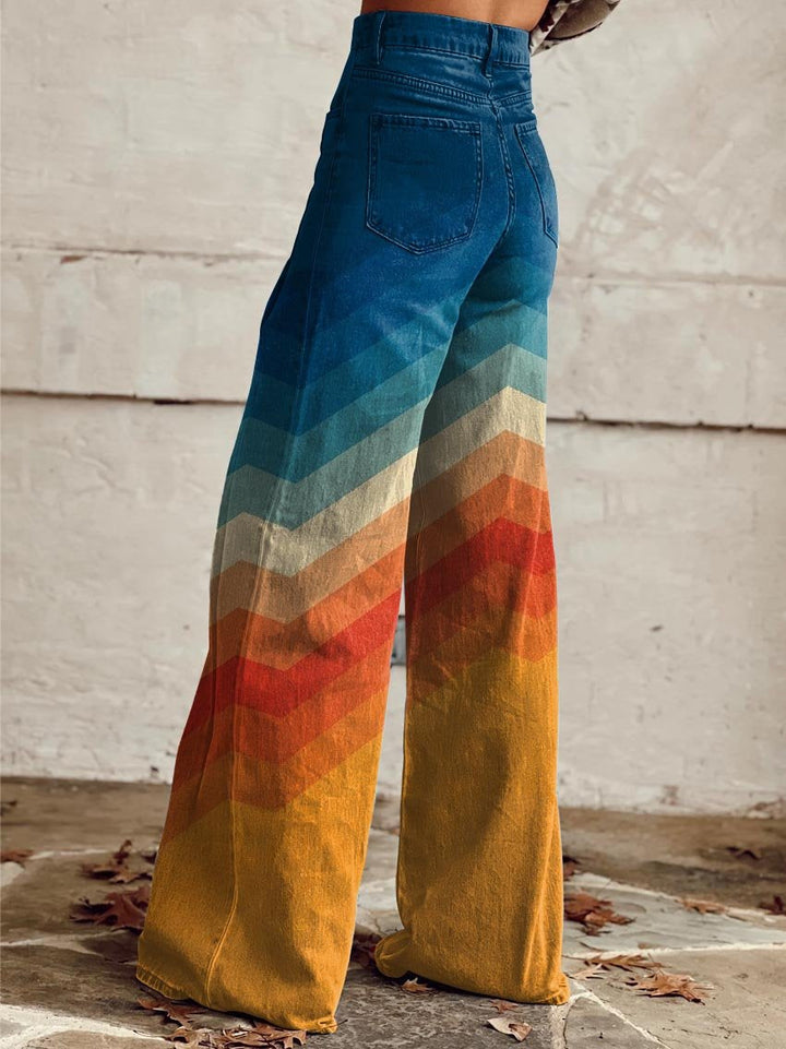 LÉA | Elegante en moderne retro zigzagbroek