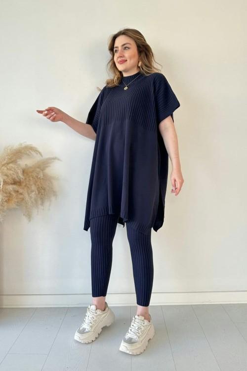 Chantal | Gebreid Tweedelig Damespak (Top + Broek)