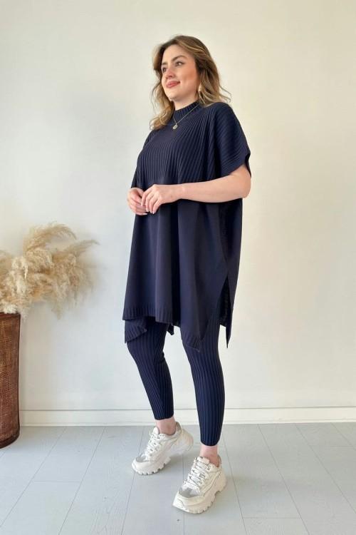 Chantal | Gebreid Tweedelig Damespak (Top + Broek)