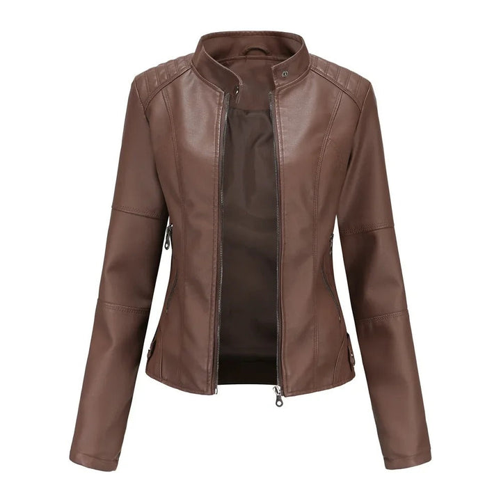 Odette | Elegante en modieuze leren jas
