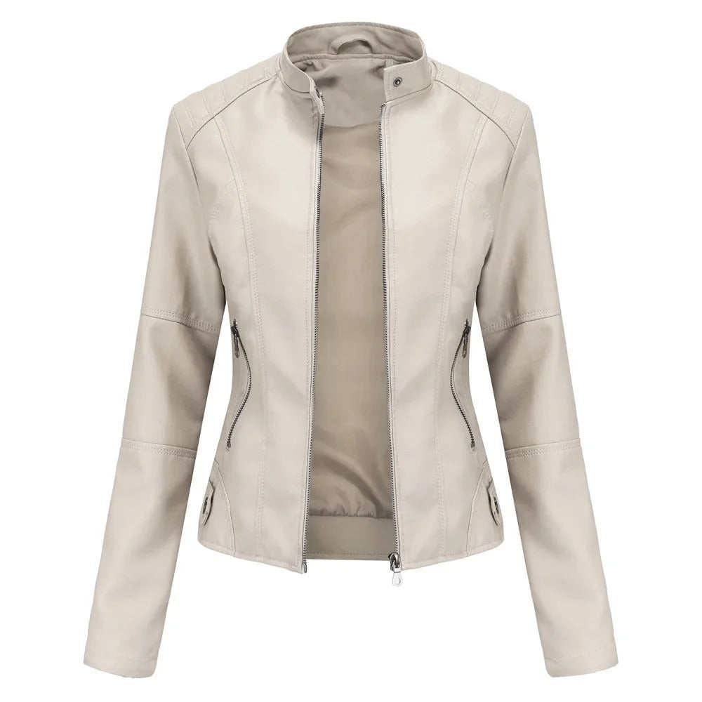 Odette | Elegante en modieuze leren jas