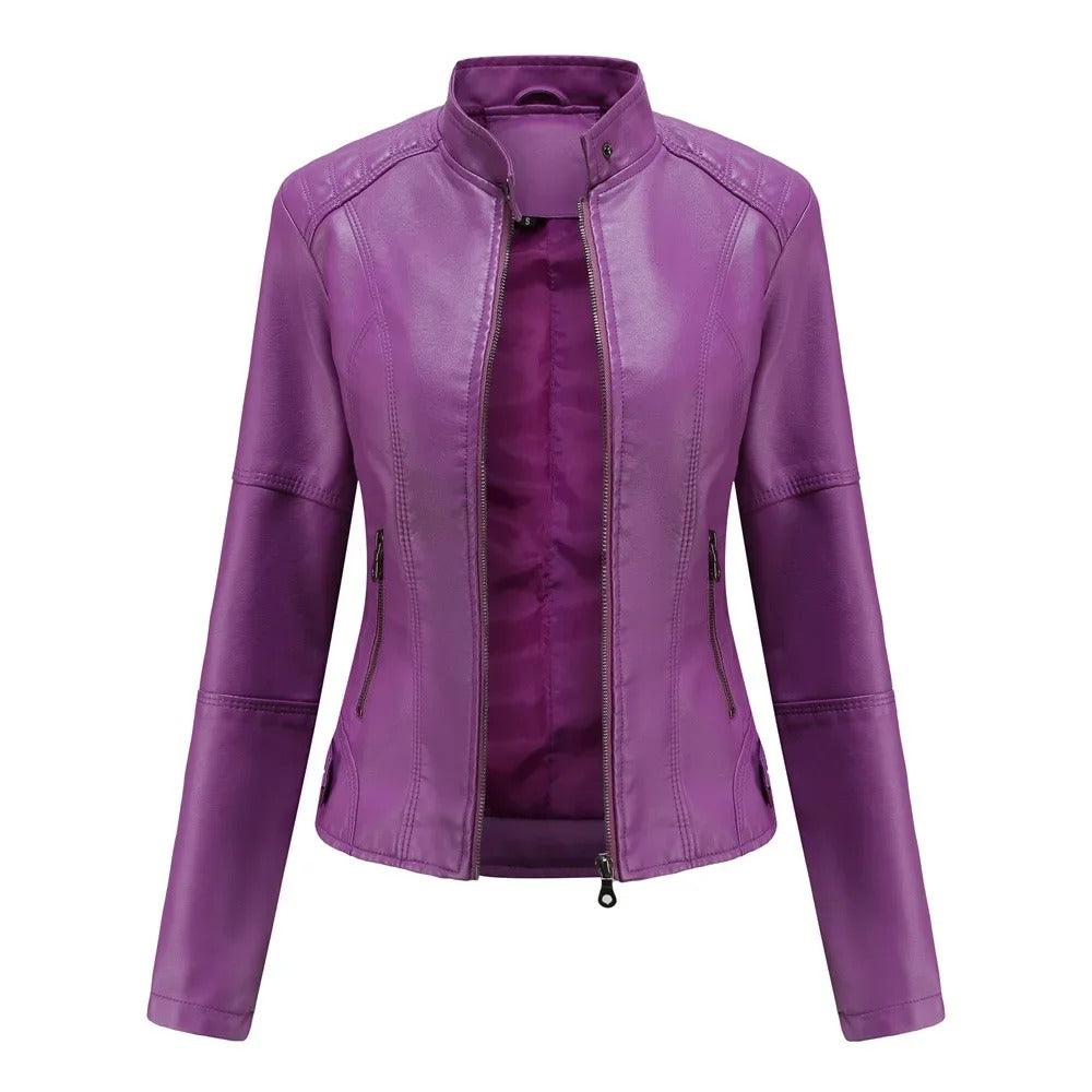 Odette | Elegante en modieuze leren jas
