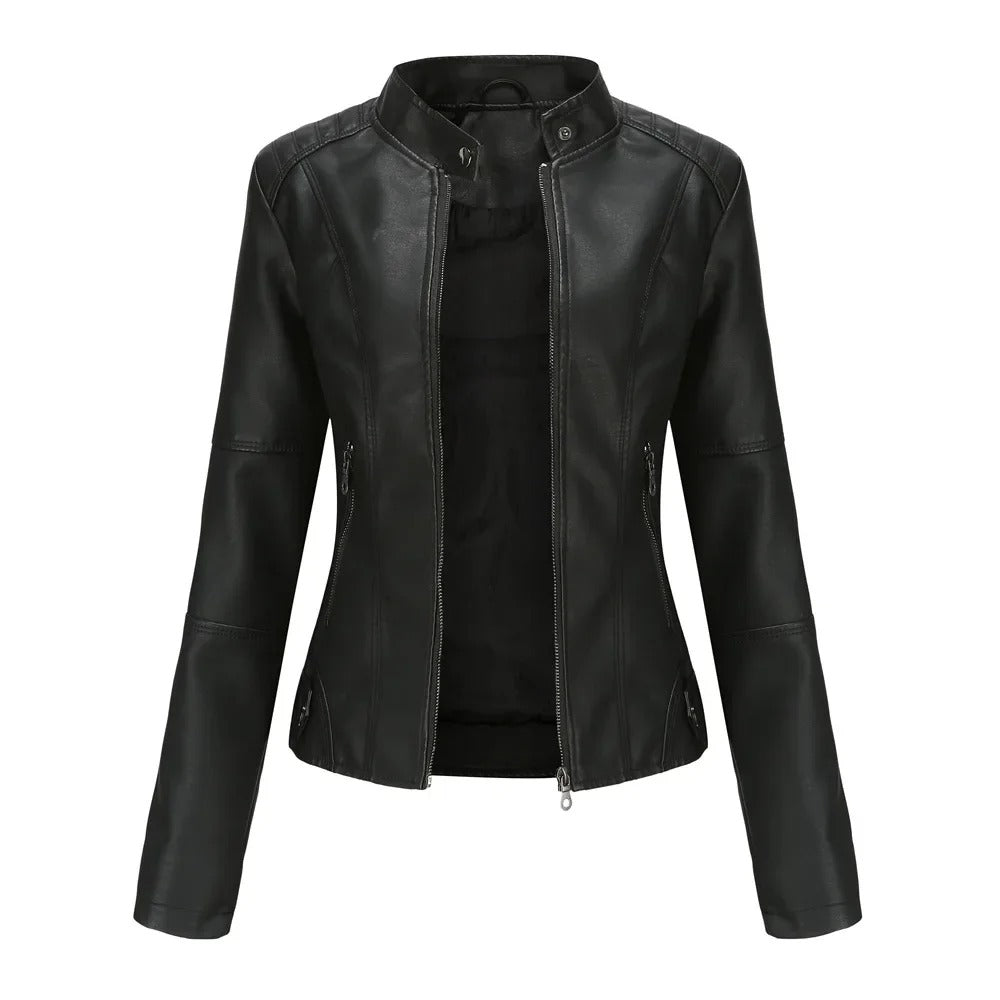 Odette | Elegante en modieuze leren jas