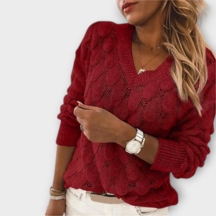 Ingrid | Trui met V-hals
