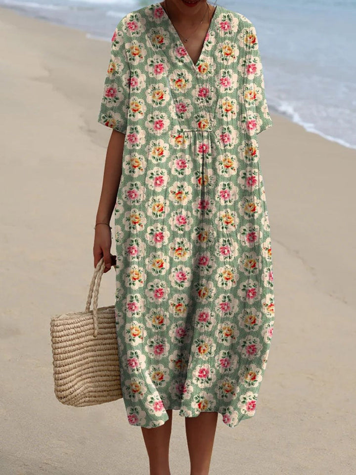 Marianne | Vintage madeliefjesjurk